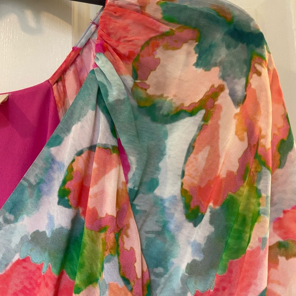 Soft Surroundings Floral Long Sleeve Maxi Dress - Picture 4 of 9